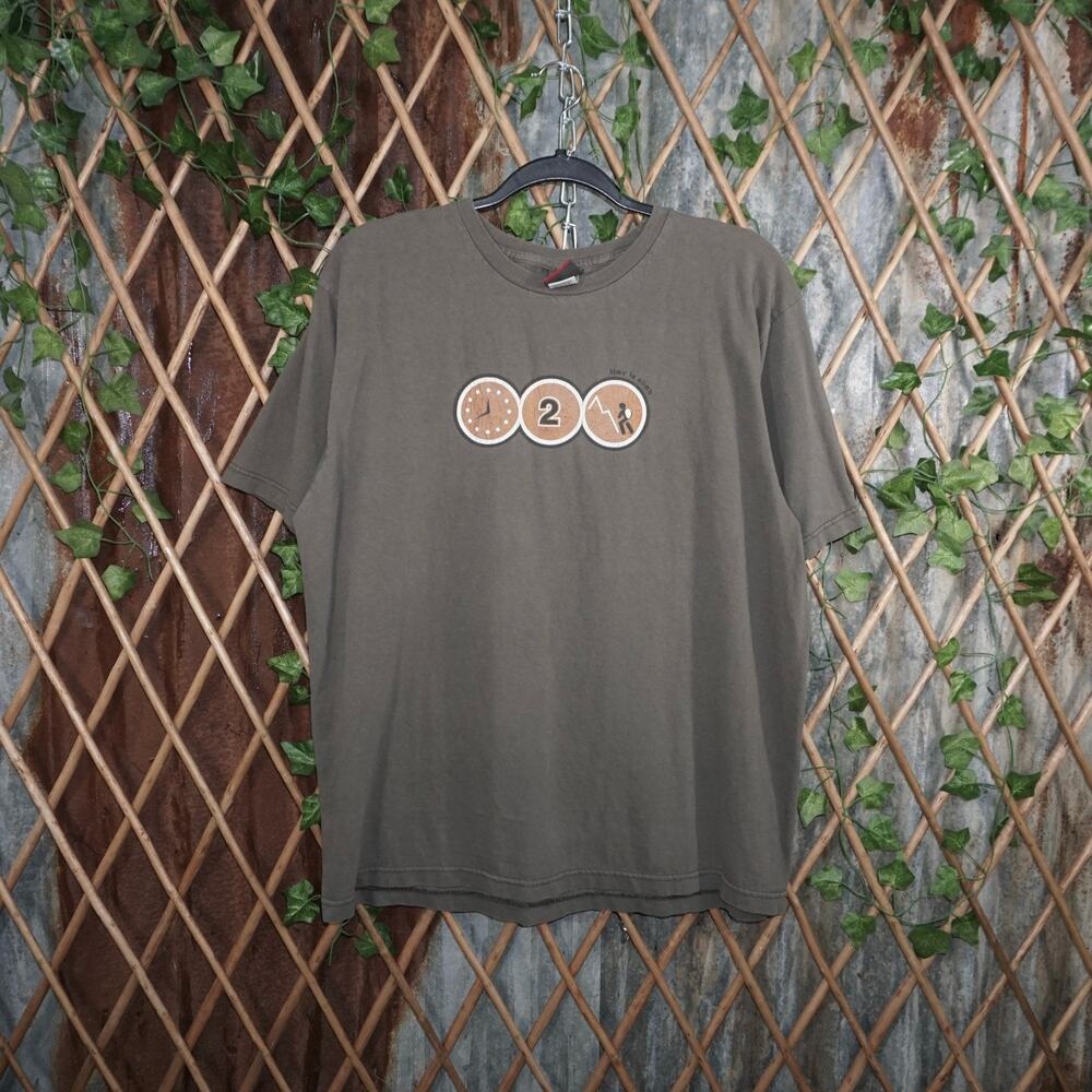 M - Vintage Y2K American Vintage T-Shirts time climb made